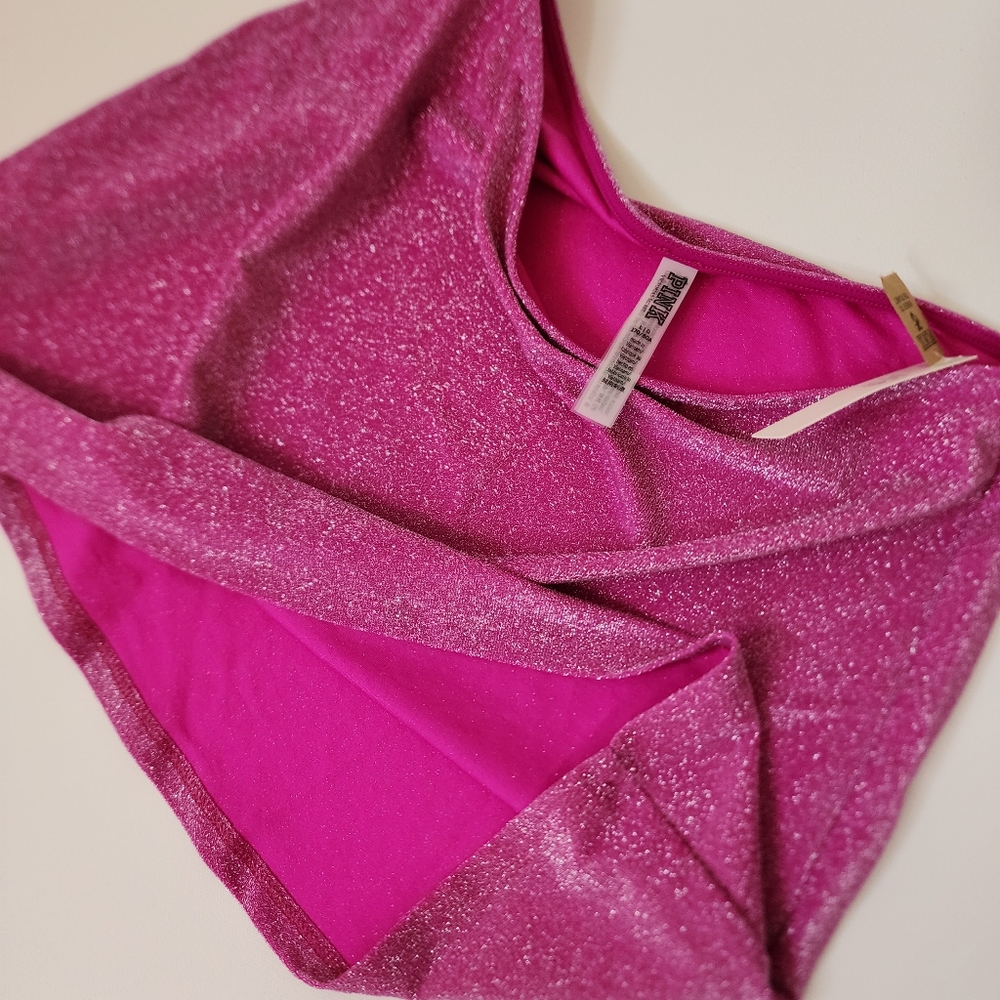❤️ PINK / Victoria Secret Sport Mini Skirt Sparkling Rose Hot Pink